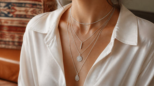 How to Layer Sterling Silver Necklaces and Pendants