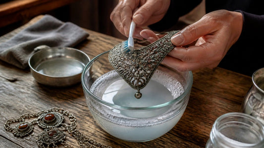 How to Remove Oxidation From Intricate Silver Patterns