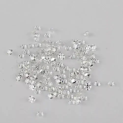 1 CT Natural White Diamond 1.50 mm 60 Pcs Round Cut VVS1 D Grade Certified ABC Jewelery