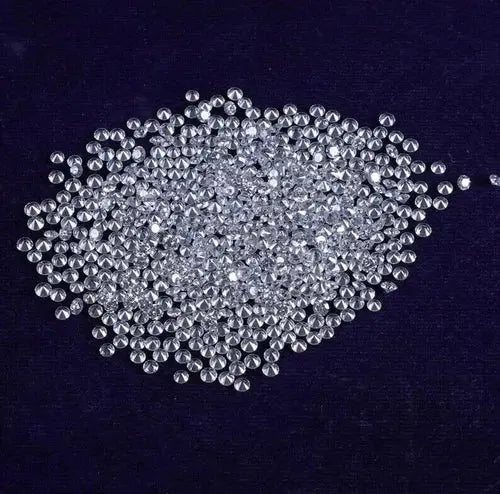1 CT Natural White Diamond 1.50 mm 60 Pcs Round Cut VVS1 D Grade Certified ABC Jewelery