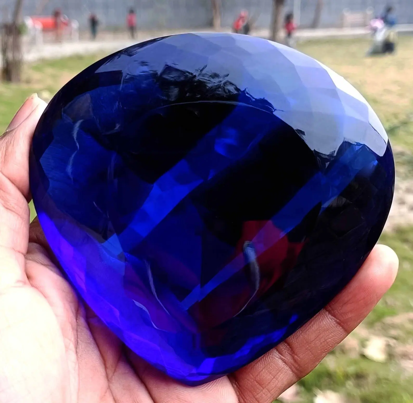 1000 Ct Certified Natural Brazilian Blue Topaz Big Size Pear cut Loose Gemstone ABC Jewelery