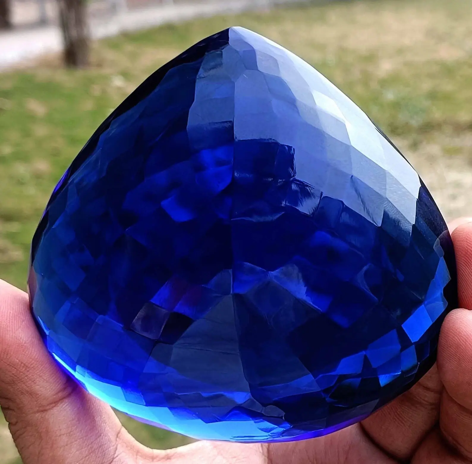 1000 Ct Certified Natural Brazilian Blue Topaz Big Size Pear cut Loose Gemstone ABC Jewelery