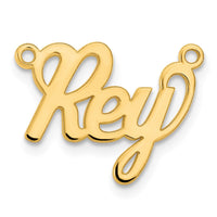 10k Yellow Gold Name Plate