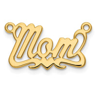 10k Yellow Gold Polished Heart Name Plate
