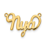 10k Yellow Gold Name Plate