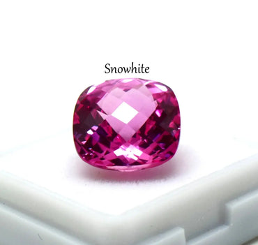 11 Ct Natural Cushion Cut Pink Sapphire Fancy Cut Certified Loose Gemstone ABC Jewelries