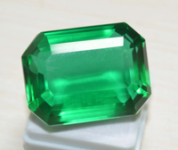 114.00 Cts Natural Green Emerald Emerald Cut Certified Colombian Loose Gemstone ABC Jewelery