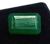 12.45 Ct Natural Zambian Emerald Emerald Cut Loose Gemstone IGL Certified " 5DOH ABC Jewelery