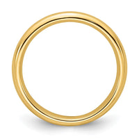 14KY 3mm Standard Comfort Fit Wedding Band Size 11