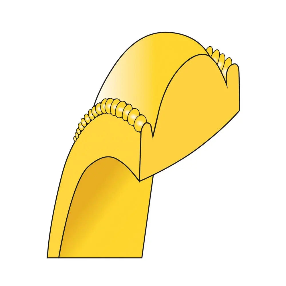 14KY 5mm Milgrain Comfort Fit Band Size 6