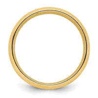 14KY 5mm Standard Comfort Fit Wedding Band Size 6
