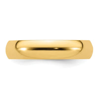 14KY 5mm Standard Comfort Fit Wedding Band Size 9