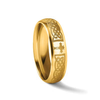 14KY 6mm Standard Comfort Fit Wedding Band Size 9