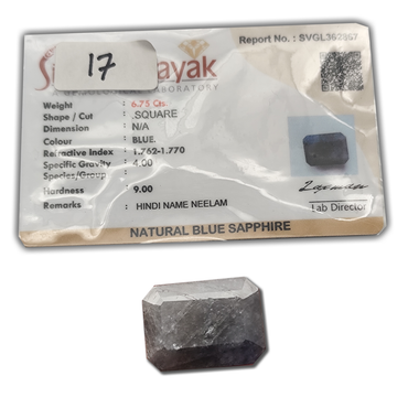 AA+ QUALITY NATURAL BLUE SAPPHIRE, BLUE COLORED, WEIGHT 6.75 Cts. GEM_ABC_17 ABC Jewelries