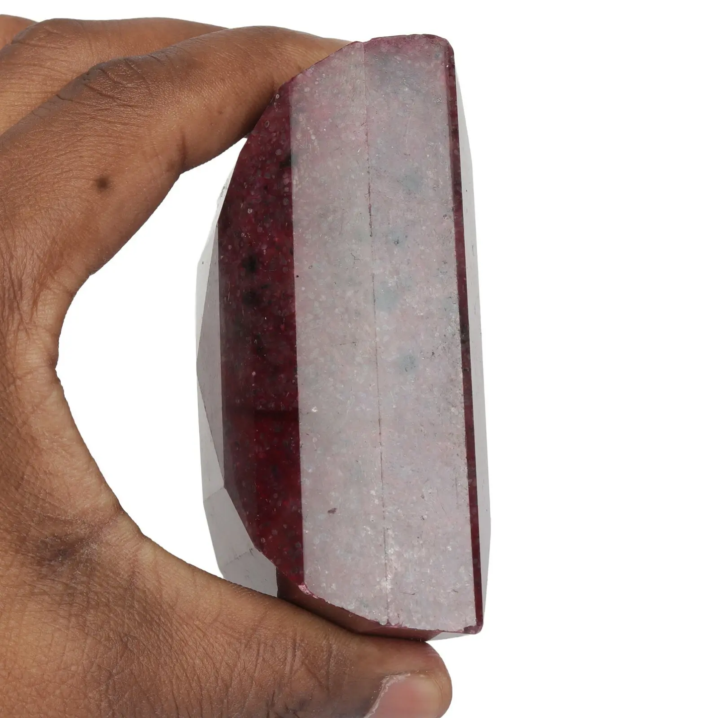 1800 Ct. Natural Big Size Red Ruby Emerald Cut Faceted Loose Gemstone FJ-970 ABC Jewelery