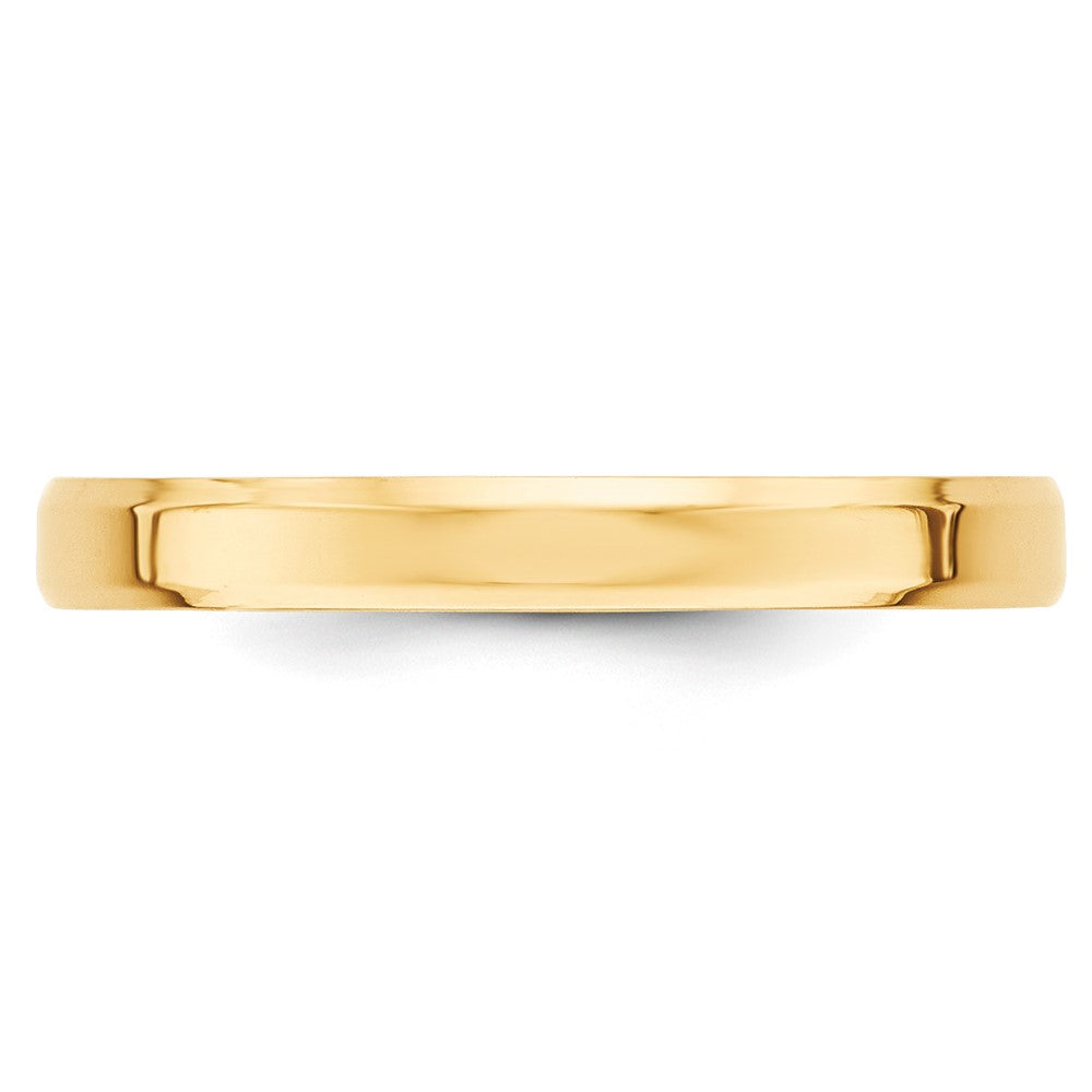 10KY 3mm Bevel Edge Comfort Fit Band Size 5