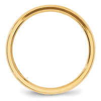 10KY 4mm Bevel Edge Comfort Fit Band Size 5.5