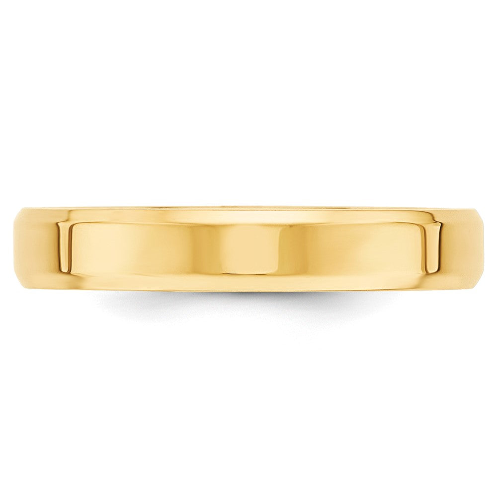 10KY 4mm Bevel Edge Comfort Fit Band Size 6.5