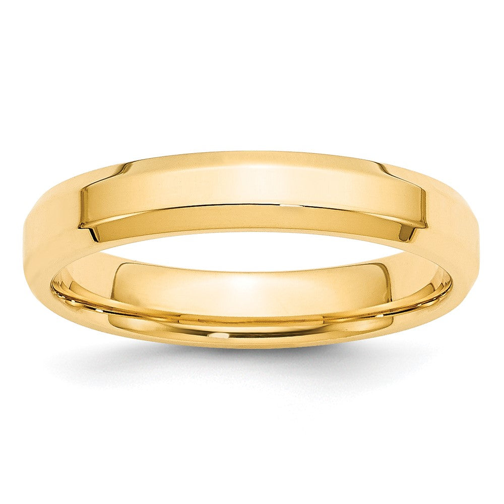 10KY 4mm Bevel Edge Comfort Fit Band Size 6.5