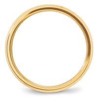 10KY 5mm Bevel Edge Comfort Fit Band Size 6