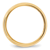 10KY 7mm Bevel Edge Comfort Fit Band Size 4.5