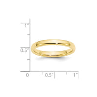 10KY 3mm Standard Comfort Fit Band Size 6.5