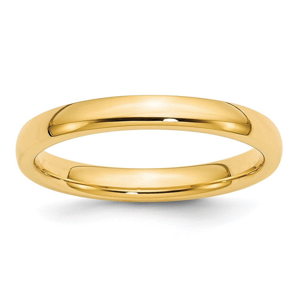 10KY 3mm Standard Comfort Fit Band Size 9.5