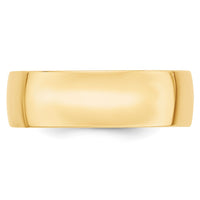 10KY 7mm LTW Comfort Fit Band Size 6
