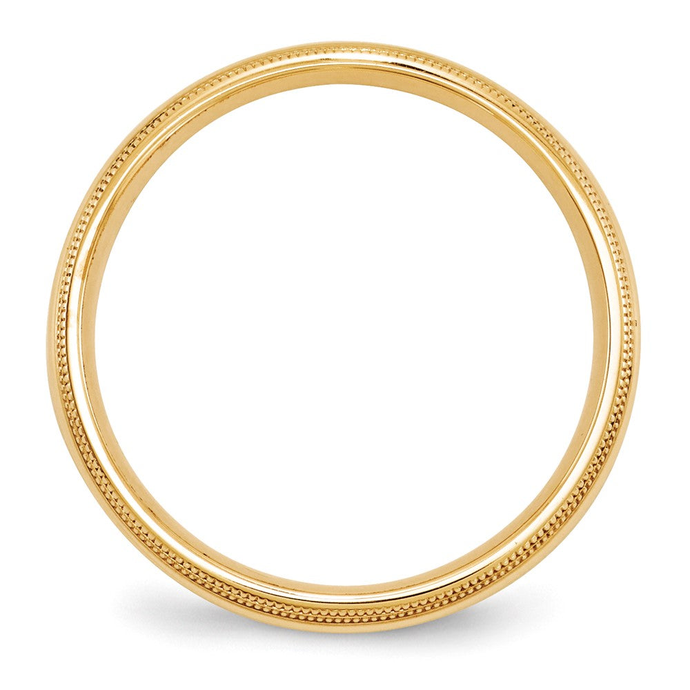 10KY 5mm Double Milgrain Comfort Fit Band Size 13