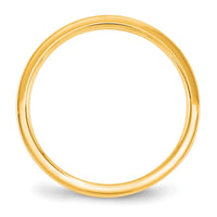10KY 2.5mm Standard Flat Comfort Fit Band Size 11
