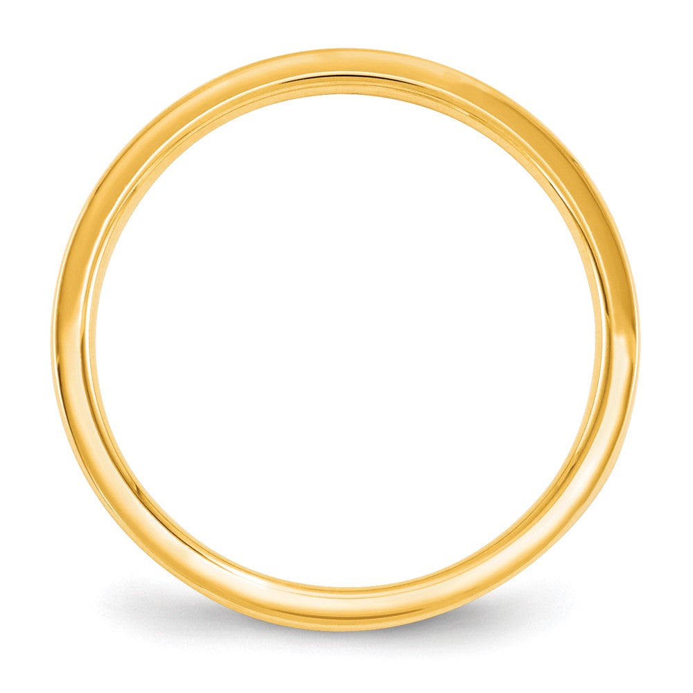 10KY 2.5mm Standard Flat Comfort Fit Band Size 10