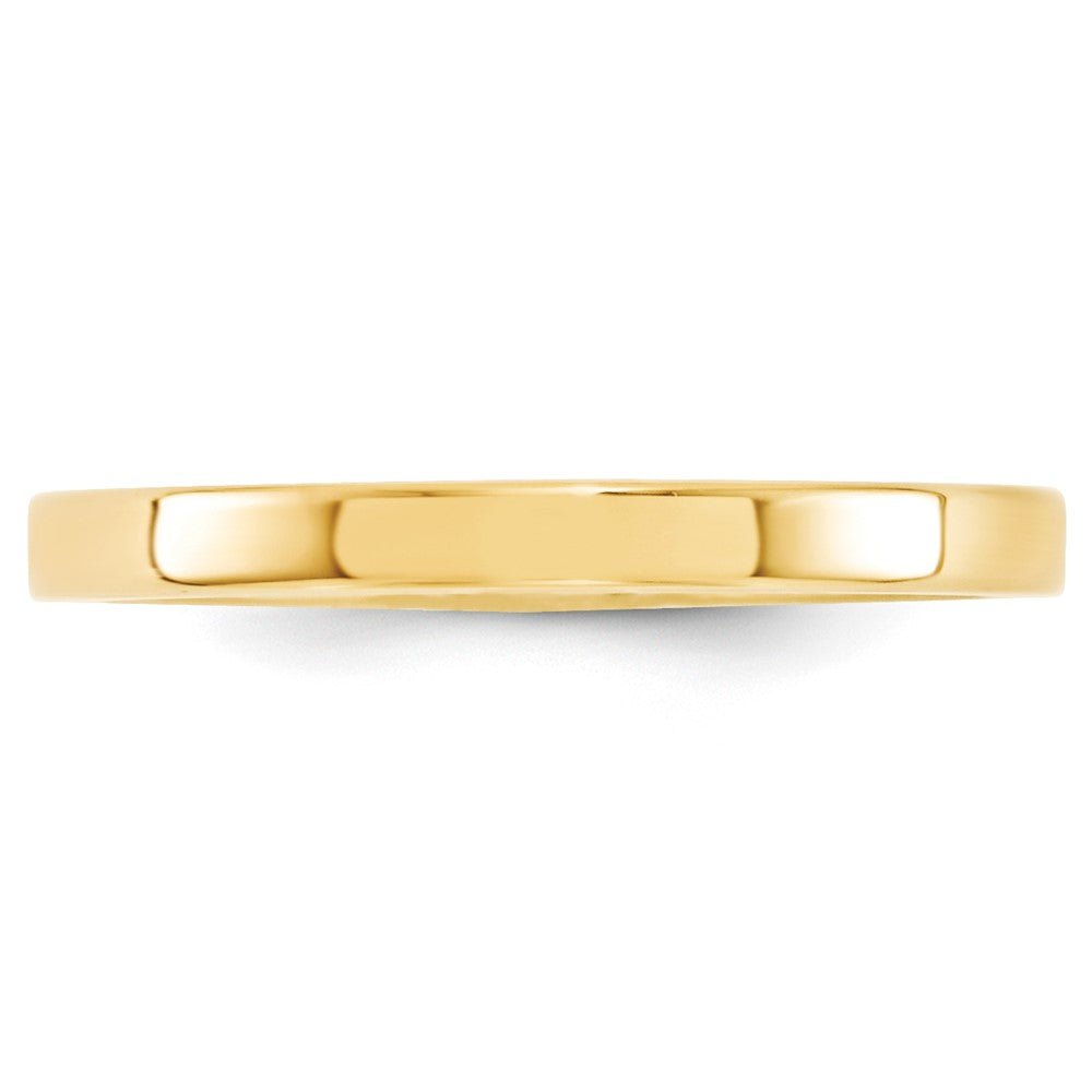 10KY 2.5mm Standard Flat Comfort Fit Band Size 14