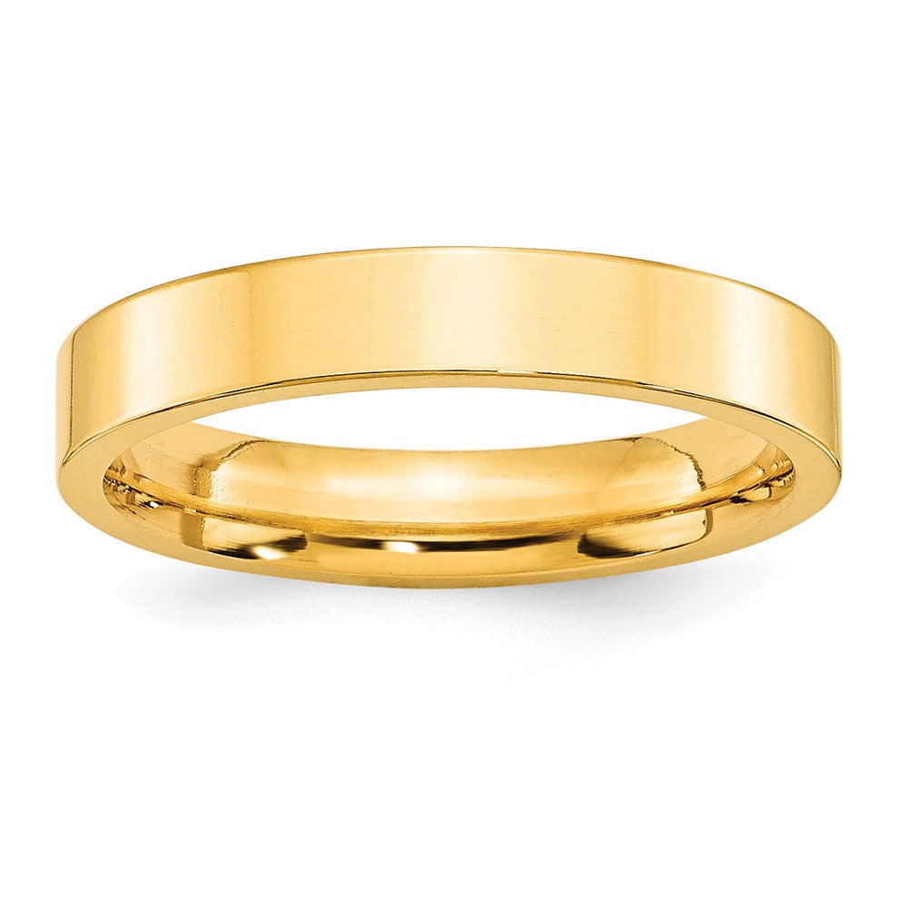10KY 4mm Standard Flat Comfort Fit Band Size 6.5