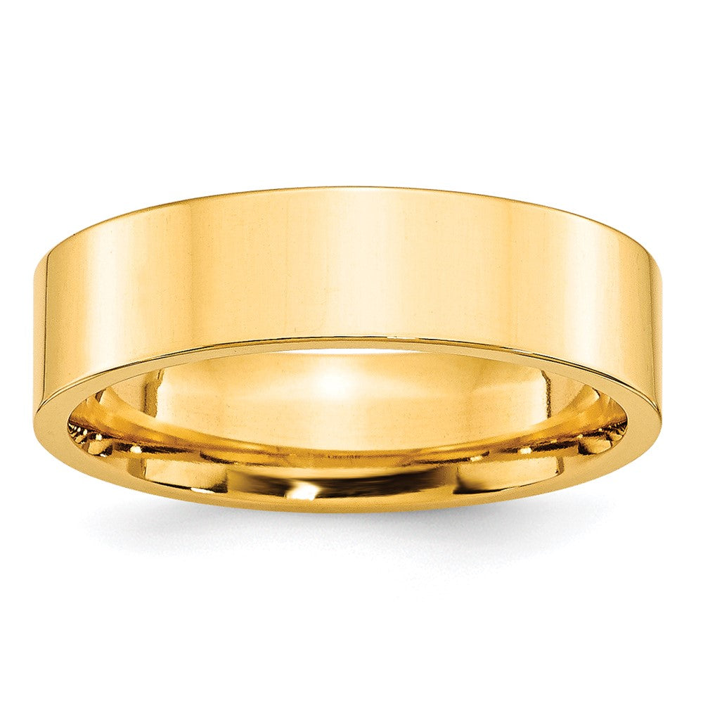 10KY 6mm Standard Flat Comfort Fit Band Size 5.5