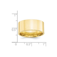 10KY 10mm Standard Flat Comfort Fit Band Size 7