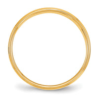 10KY 4mm Flat with Step Edge Band Size 9