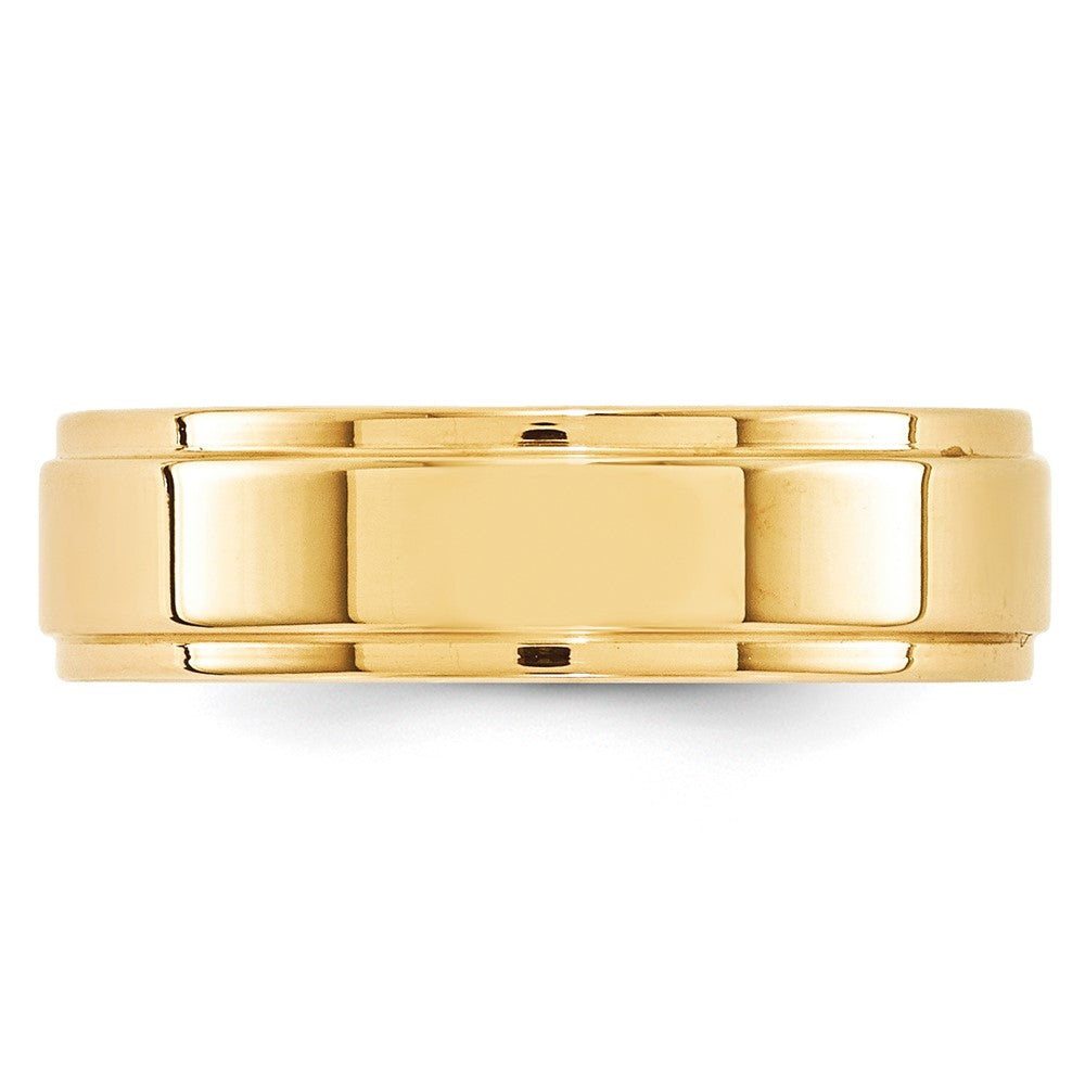10KY 6mm Flat with Step Edge Band Size 6