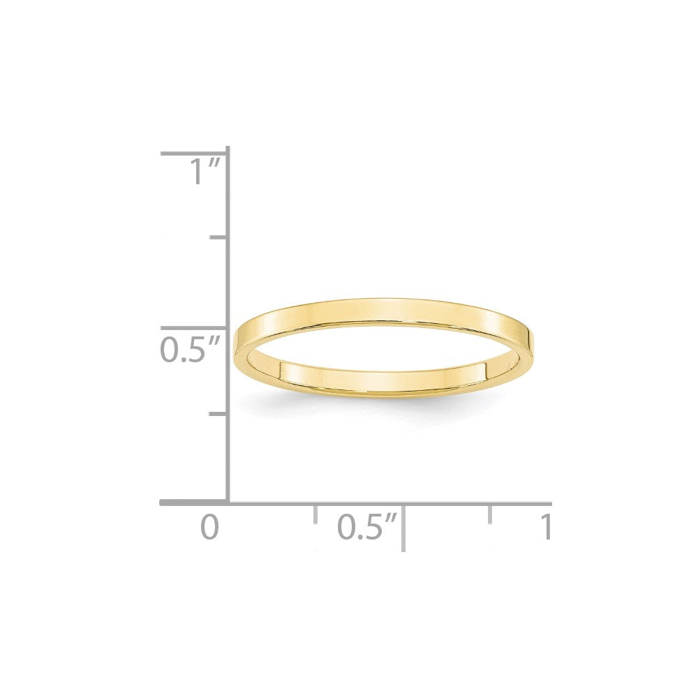 10KY 2mm LTW Flat Band Size 11