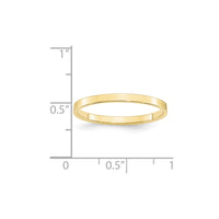 10KY 2mm LTW Flat Band Size 13