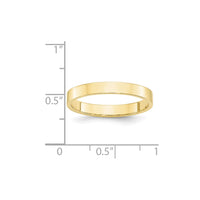 10KY 3mm LTW Flat Band Size 8