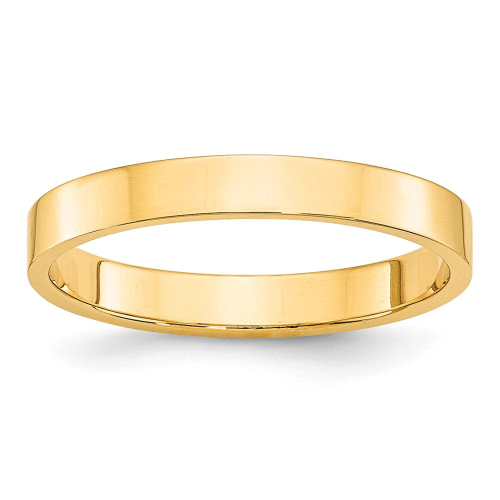 10KY 3mm LTW Flat Band Size 8