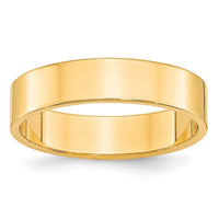 10KY 5mm LTW Flat Band Size 6