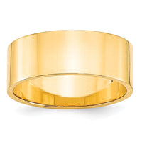 10KY 8mm LTW Flat Band Size 10.5