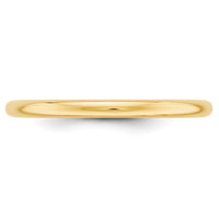 10KY 2mm Half Round Band Size 14