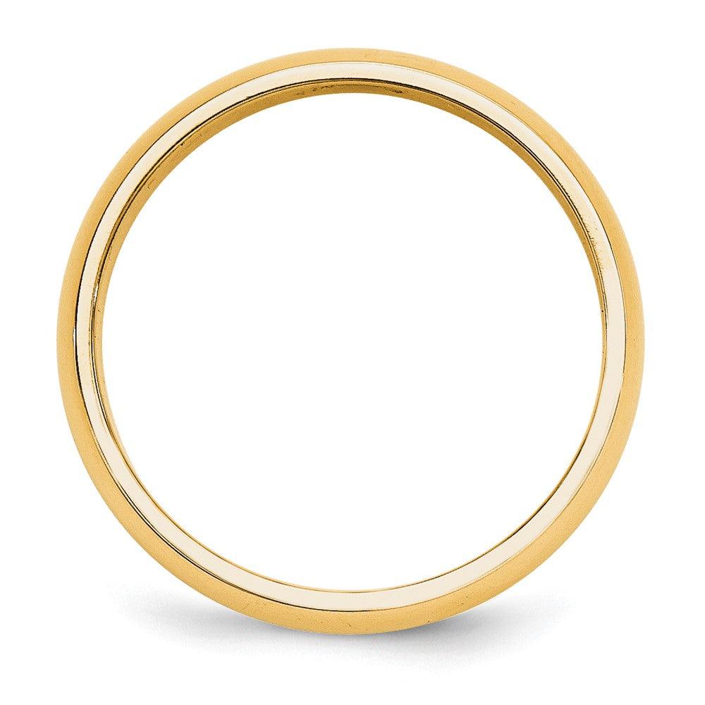 10KY 5mm Half Round Band Size 8.5