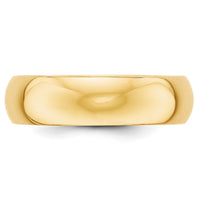 10KY 6mm Half Round Band Size 13