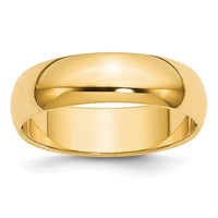 10KY 6mm Half Round Band Size 13.5