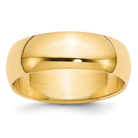 10KY 7mm Half Round Band Size 4