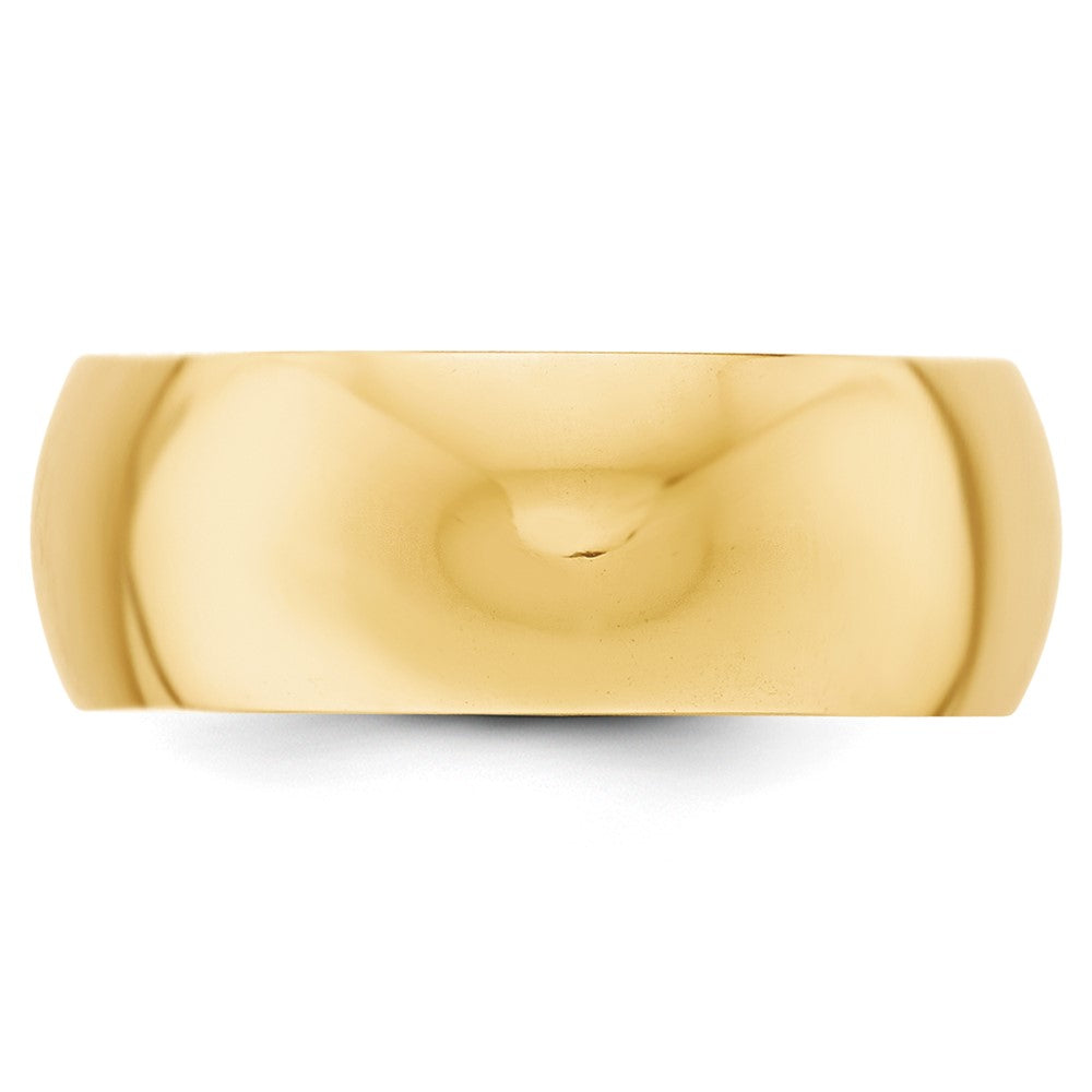 10KY 8mm Half Round Band Size 11.5