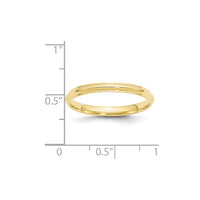 10KY 2.5mm Half Round with Edge Band Size 7.5